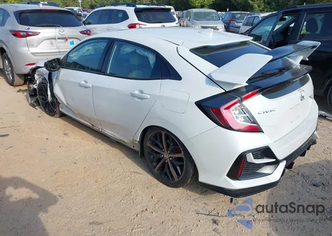 2021 Honda Civic Sport Touring z USA, uszkodzony, nr VIN SHHFK7H96MU202993